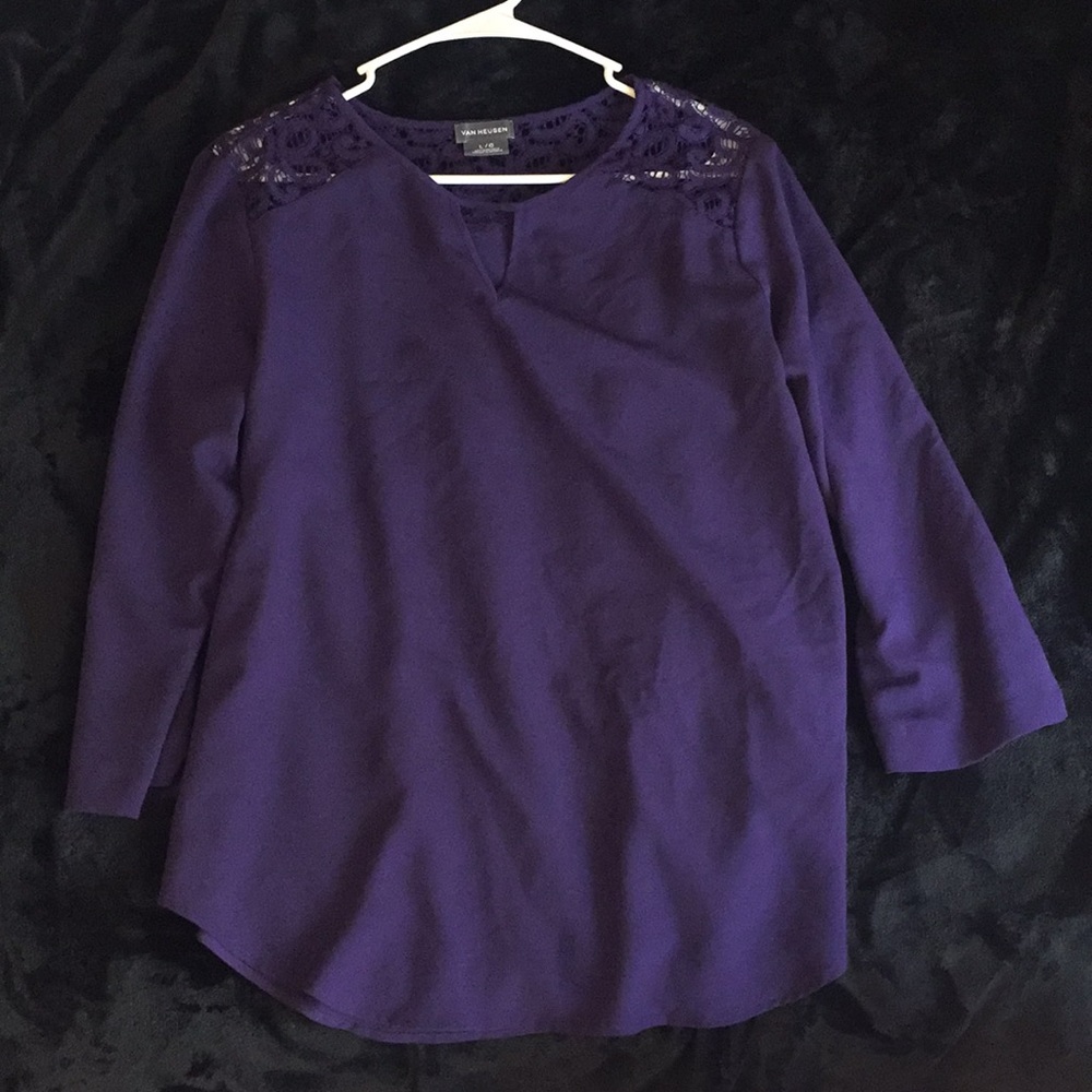 Purple blouse